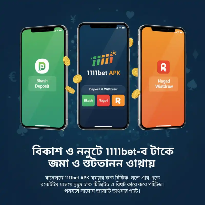 1111bet APK পেমেন্ট মেথড বিকাশ ও নগদ